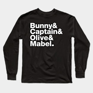 Ampersand Cats (Reverse) Long Sleeve T-Shirt